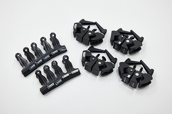 ダブルクランプ ( × 4 )
エレンクリップ ( × 9 )